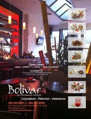 Bolivar colombian restaurant bar lounge by null