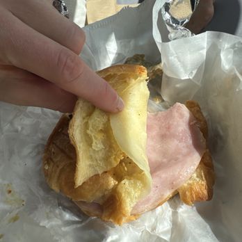 Doppio Coffee - Ham and cheese croissant. Cold. - Coffee & Tea Near Me - Denver, Colorado