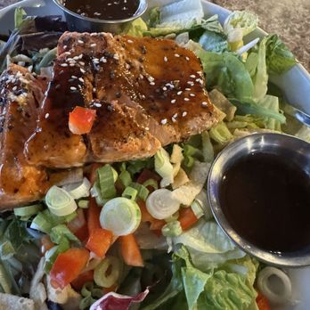 Boathouse Cantina - Norwegian salmon salad - Burgers Near Me - Salida, Colorado