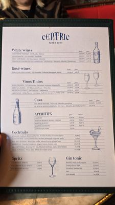 Menu photo 2 Cèntric Barcelona, B