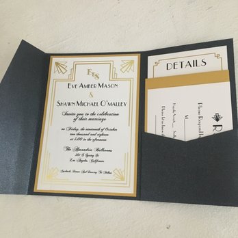 Arnold's Copy & Printing - Invites.  He printed, glued, packed and posted - Printing Services Near Me - Studio City, California
