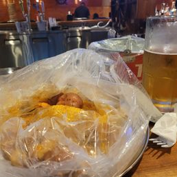 Shrimp sausage corn.  Everything I wanted with mild heat