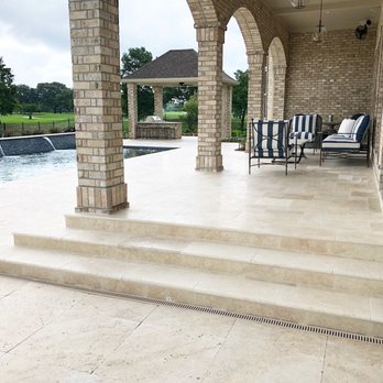 Robert's Flooring - travertine porch installation - Flooring Near Me - Gretna, Louisiana Robert's Flooring - travertine porch installation - Flooring Near Me - Gretna, Louisiana