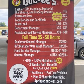 Buc-ee's - Wages breakdown - Convenience Stores Near Me - Richmond, Kentucky Buc-ee's - Wages breakdown - Convenience Stores Near Me - Richmond, Kentucky