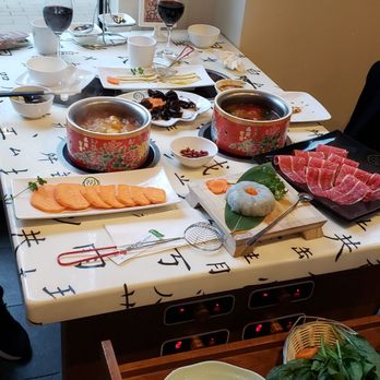 Legendary Hot Pot - a table full of food - Hot Pot Near Me - West Vancouver, British Columbia Legendary Hot Pot - a table full of food - Hot Pot Near Me - West Vancouver, British Columbia