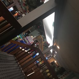 the view from the top of the stairs