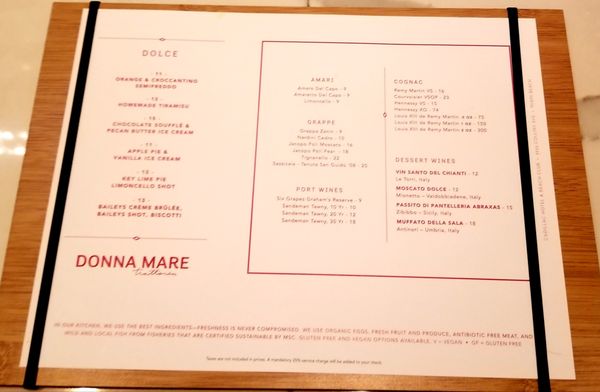 Donna Mare Italian Chophouse by null