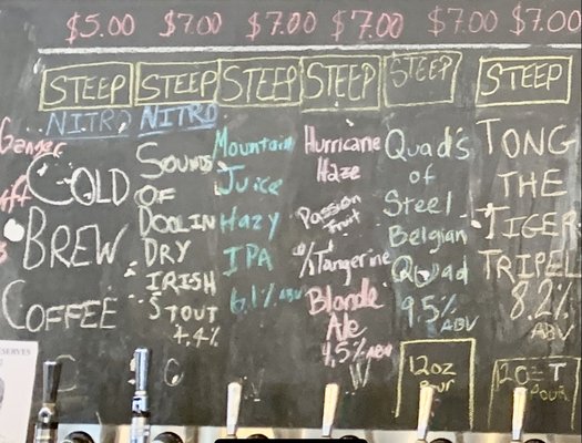 Menu photo 7 Steep Brewing and Coffee Keystone, CO