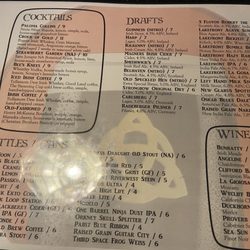 House Of Guinness - Cocktails, beer, wine menu