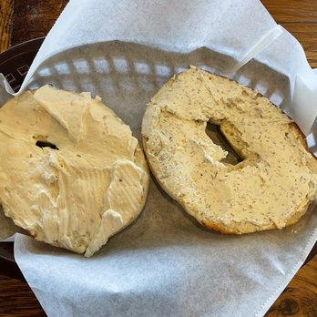 The Nosh Cafe - a bagel with peanut butter - Bagels Near Me - Phoenix, Arizona