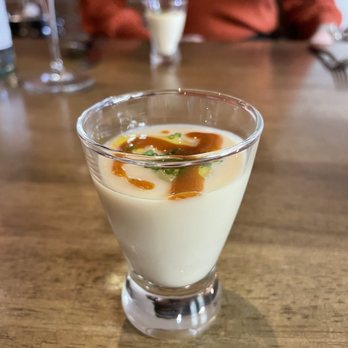 Seven Reasons - Cauliflower soup amuse bouche - Latin American Near Me - Washington, DC, District of Columbia Seven Reasons - Cauliflower soup amuse bouche - Latin American Near Me - Washington, DC, District of Columbia