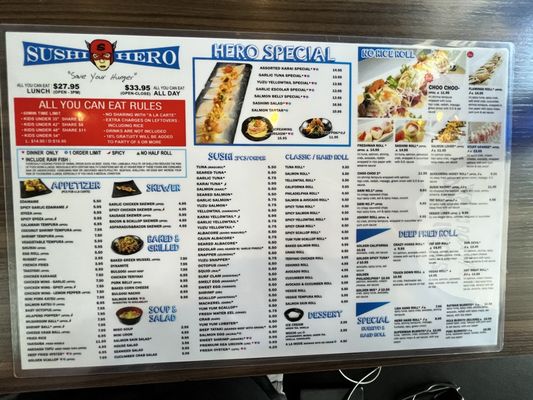 Menu photo 4 Sushi Hero Henderson, NV