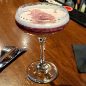 Roots Seasonal Cuisine - New York Sour - New American Near Me - Lee's Summit, Missouri