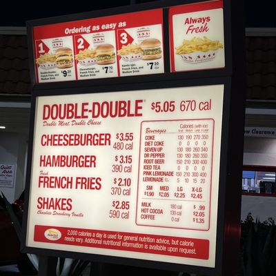 Menu photo 4 In-N-Out Burger Torrance, CA Menu photo 4 In-N-Out Burger Torrance, CA
