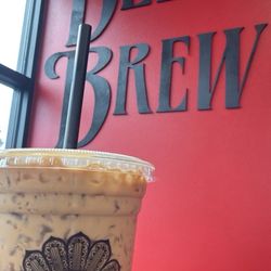 Bella Brew - White chocolate Americano with a Splash of cream also known as Joel's coffee!