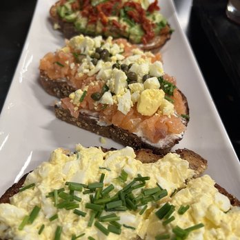 Founders Coffee - Toast flight - savory - Coffee & Tea Near Me - Las Vegas, Nevada
