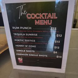 Demhaj Poetry Lounge - Drink menú