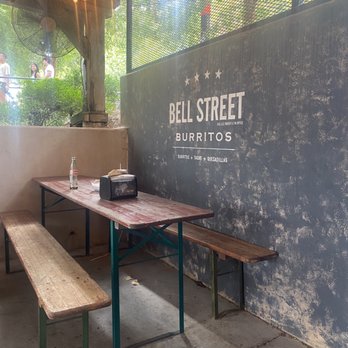 Bell Street Burritos - Outdoor table - Mexican Near Me - Atlanta, Georgia