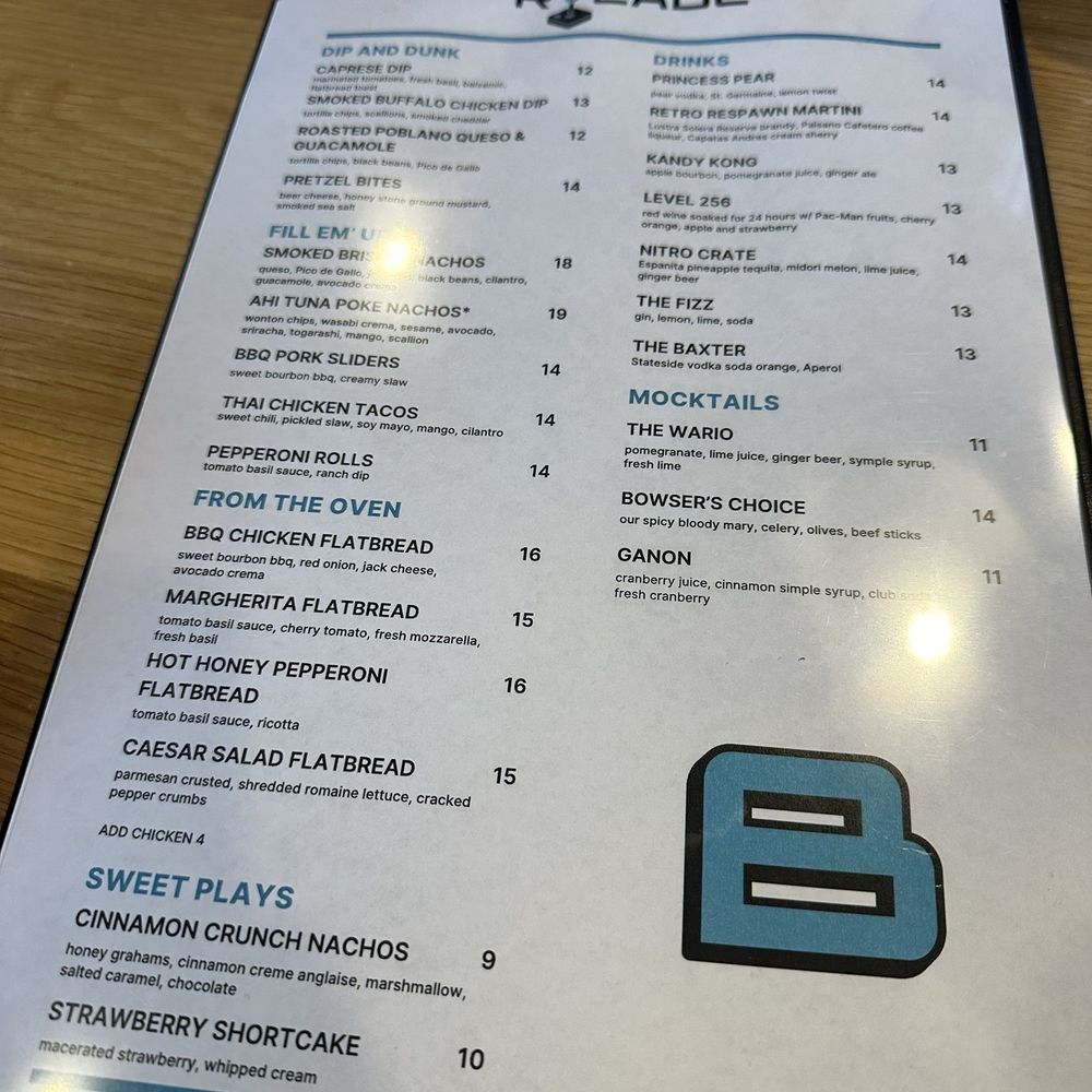 Baxter’s R Cade - Menu - Arcades Near Me - Canonsburg, Pennsylvania Baxter’s R Cade - Menu - Arcades Near Me - Canonsburg, Pennsylvania