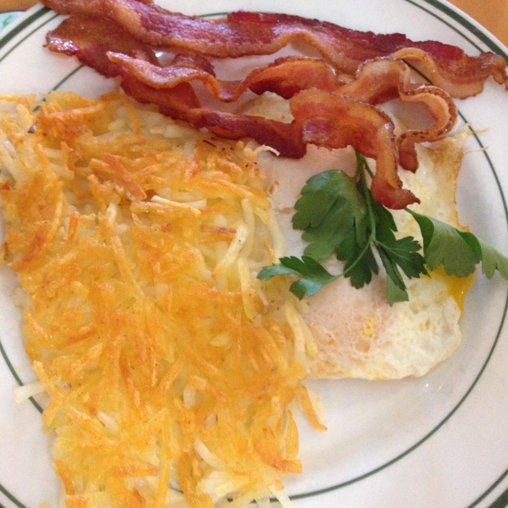 Sunshine Cafe - Eggs & Bacon with hashbrowns. - Breakfast & Brunch Near Me - Cathedral City, California Sunshine Cafe - Eggs & Bacon with hashbrowns. - Breakfast & Brunch Near Me - Cathedral City, California