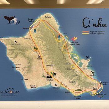 Mauna Loa Helicopter Tours - Their "menu" board with loops vs pass-by's - Aerial Tours Near Me - Honolulu, Hawaii Mauna Loa Helicopter Tours - Their "menu" board with loops vs pass-by's - Aerial Tours Near Me - Honolulu, Hawaii