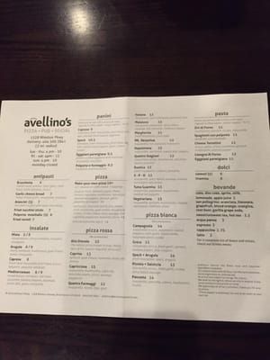 Menu photo 6 Avellino's Atlanta, GA