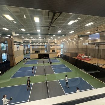 Life Time - 6 indoor pickleball courts, sandwiched between basketball courts and a rock wall - Gyms Near Me - Allen, Texas Life Time - 6 indoor pickleball courts, sandwiched between basketball courts and a rock wall - Gyms Near Me - Allen, Texas