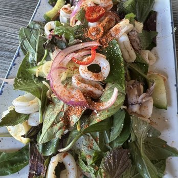 Reckless Noodle House - Squid Larb - Bars Near Me - Seattle, Washington