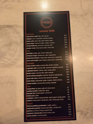 Menu photo 3 Mesa Jacksonville, FL
