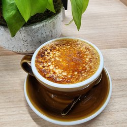 Creme brulee latte