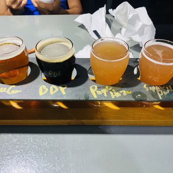 Heroes Tastes + Taps - Beer flight - New American Near Me - Branson, Missouri Heroes Tastes + Taps - Beer flight - New American Near Me - Branson, Missouri