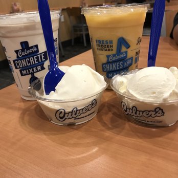 Culver's - Vanilla scoop, vanilla malt & mango something - Burgers Near Me - Port St. Lucie, Florida Culver's - Vanilla scoop, vanilla malt & mango something - Burgers Near Me - Port St. Lucie, Florida