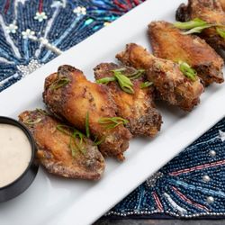 Redstone American Grill - Chicken Wings | available grilled or fried, dressed in buffalo, ranch rub or barbeque