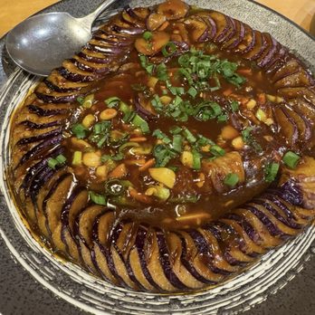 Peter Chang - Eggplant with Spicy Garlic Sauce - Szechuan Near Me - Columbia, Maryland Peter Chang - Eggplant with Spicy Garlic Sauce - Szechuan Near Me - Columbia, Maryland