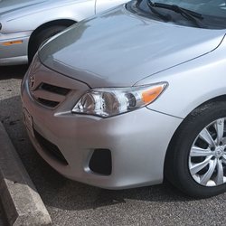 L and O Auto Body Repair Inc - This was destroyed! Hanging on with electrical tape