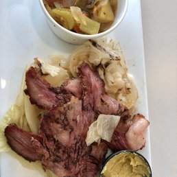 Corned beef and cabbage with root vegetables Corned beef and cabbage with root vegetables