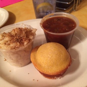 Holy Smoke - Mac & Cheese, BBQ Baked Beans and a Corn Muffin - Barbeque Near Me - Mahopac, New York Holy Smoke - Mac & Cheese, BBQ Baked Beans and a Corn Muffin - Barbeque Near Me - Mahopac, New York