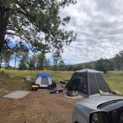 James Canyon Campground - Biggest camp spot on the west side.
