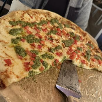 The Rooftop - Top Shelf Margherita Pizza (minus the balsamic) - Pizza Near Me - Broken Arrow, Oklahoma