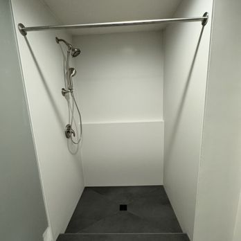 Superior Home Solutions - Gauged porcelain shower! - Flooring Near Me - Omaha, Nebraska Superior Home Solutions - Gauged porcelain shower! - Flooring Near Me - Omaha, Nebraska