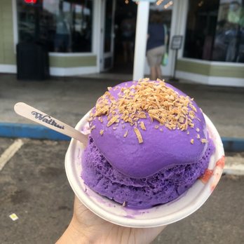 Wailua Shave Ice - Ube shave ice - Shaved Ice Near Me - Kapaa, Hawaii