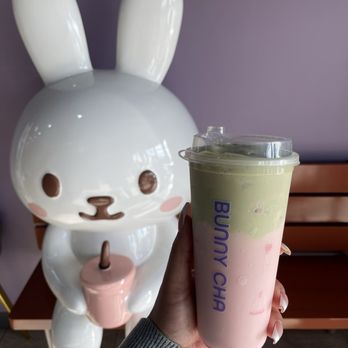 Bunny Cha - Strawberry matcha - Bubble Tea Near Me - Cypress, California