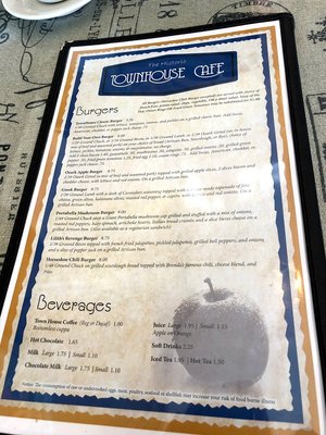 Menu photo 4 Townhouse Cafe Harrison, AR