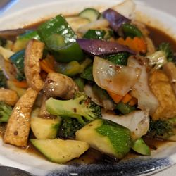 V&E’s Chopsticks - Spicy coconut veg with tofu