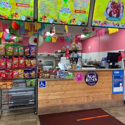 the inside of a store