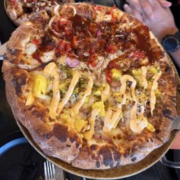 Both BBQ Chicken Pizzas (Half & half) Both BBQ Chicken Pizzas (Half & half)