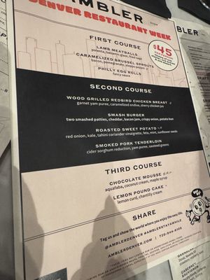 Menu photo 2 Ambler Denver, CO
