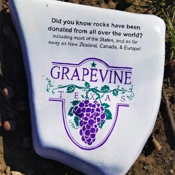 Parr Park - Look for the large rocks that tell the rock trail story! It was started during the Covid pandemic to spread joy to the community - Parks Near Me - Grapevine, Texas