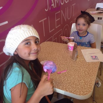 Baskin Robbins - My girls enjoying Cotton Candy Ice Cream! And they didn't want to share with me.... - Ice Cream & Frozen Yogurt Near Me - Chula Vista, California