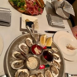 Basta - Oysters and bread & cheese platter